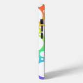 レインボーポルカ点々のあるiPhoneケース Case-Mate iPhoneケース (裏面 / 左)