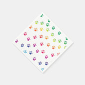 レインボーポープリント スタンダードカクテルナプキン (角)