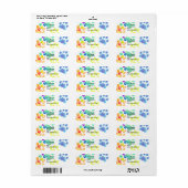 レインボーポープリント ラベル (フルシート)