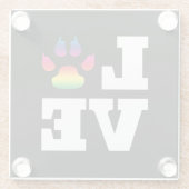 レインボーポー ガラスコースター (裏面)