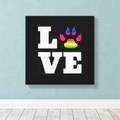 レインボーポー キャンバスプリント (インサイチュ (ウッドフロア))