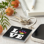 レインボーポー キーホルダー (正面右)