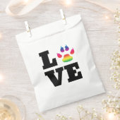 レインボーポー フェイバーバッグ (クリップ留めされた状態)