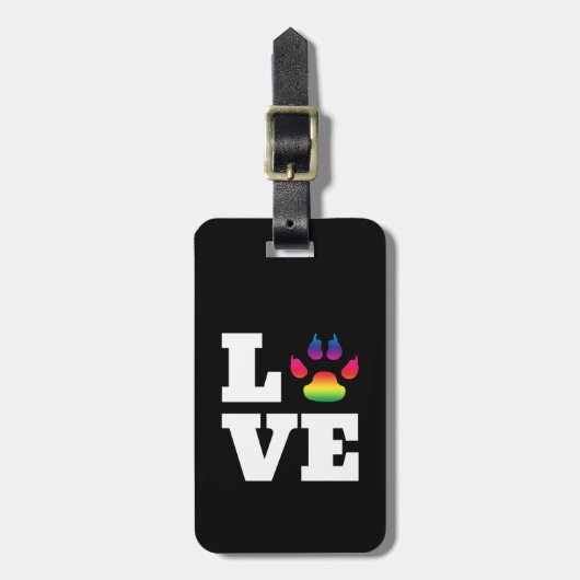 レインボーポー ラゲッジタグ (正面縦)