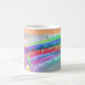 レインボーマイファースト誕生日パーティーマグ コーヒーマグカップ (中央)