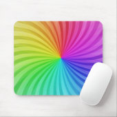 レインボーマウスパッド。 マウスパッド (マウス)