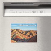 レインボーマウンテンズガンス中国トラベル マグネット (インサイチュ (食洗機))