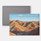 レインボーマウンテンズガンス中国トラベル マグネット (正面/裏面)