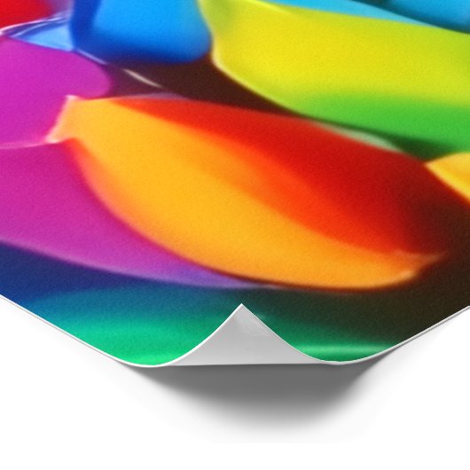 レインボーマウンテンマジェスアート ポスター (角)