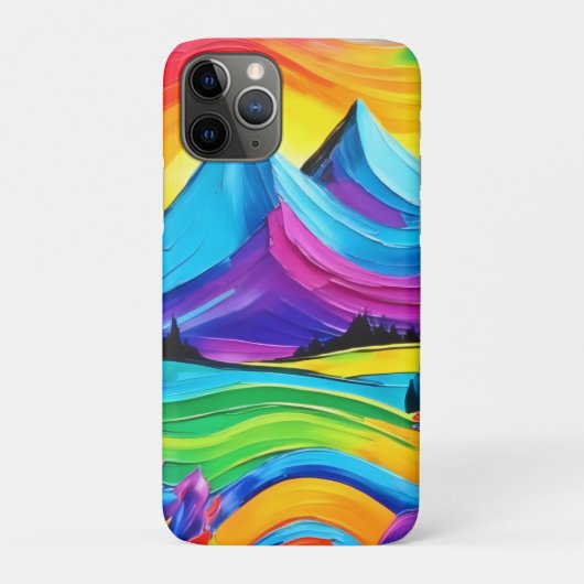 レインボーマウンテンマジェスアート Case-Mate iPhoneケース (裏)