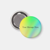 レインボーマグネット – メッセージでパーソナライズ マグネット (正面/裏面)