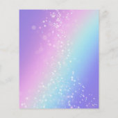 レインボーマジカルスパークルスターズスクラップブック紙 (裏面)