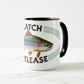 レインボーマスのキャッチ解放リソースの節約 マグカップ (正面右)