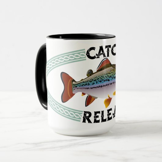 レインボーマスのキャッチ解放リソースの節約 マグカップ (正面左)