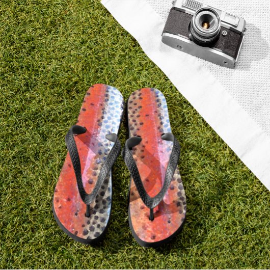 レインボーマスのスキン抽象芸術パターンビーチサンダル ビーチサンダル