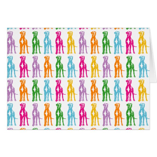 レインボーマスティフ模様 (正面横)