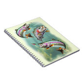 レインボーマス泳ぎ ノートブック (右側)