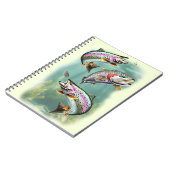 レインボーマス泳ぎ ノートブック (左側)