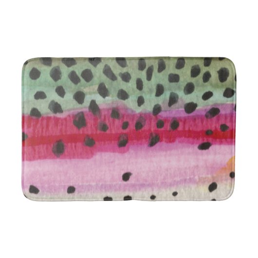 レインボーマス漁師 バスマット (正面)