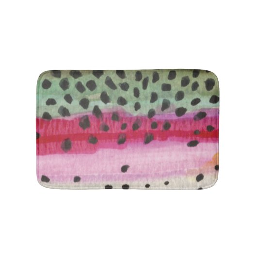 レインボーマス漁師 バスマット (正面)