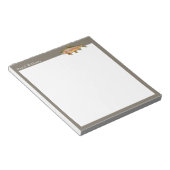 レインボーマス釣りパーソナライズされた人 ノートパッド (アングル)