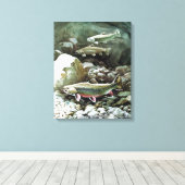 レインボーマスArt 2 キャンバスプリント (インサイチュ (ウッドフロア))