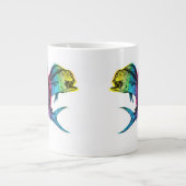 レインボーマヒマヒ ジャンボコーヒーマグカップ (正面)