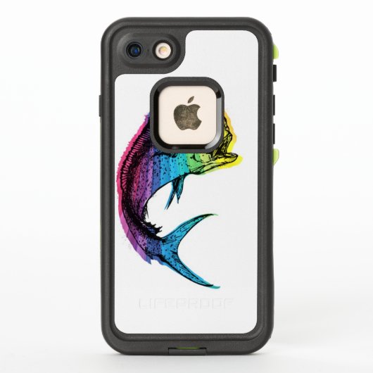 レインボーマヒマヒ LifeProof iPhoneケース (裏面)
