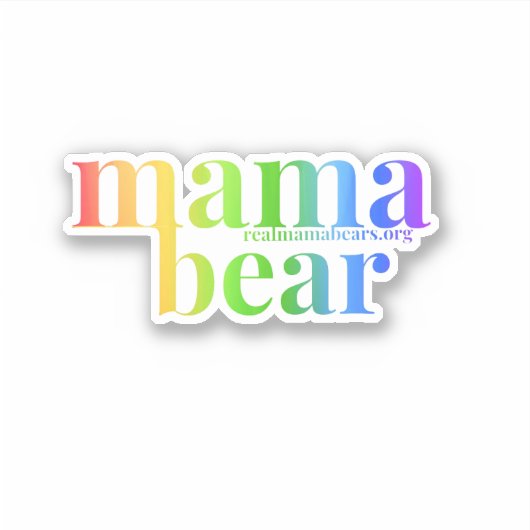 レインボーママ シール (正面)