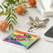 レインボーマムキーチェーン キーホルダー (側面)