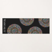 レインボーマンダラスマンダラくつろぎピラティス ヨガマット (正面(横))