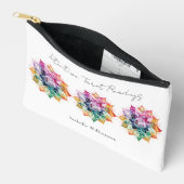 レインボーマンダラ密教超能力Oracleタロットカード アクセサリーポーチ (見開き)