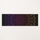 レインボーマンダラ ヨガマット (正面(横))