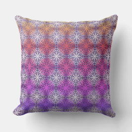 レインボーマンデラポルカドット クッション