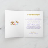 レインボーマード誕生日カード カード (内部)