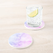 レインボーマーブルパターン コースター (側面)