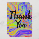レインボーマーブル 感謝カード (正面/裏面)