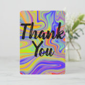 レインボーマーブル 感謝カード (スタンド正面)