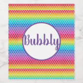 レインボーマーメイドはかりで測 ワインラベル (シングルラベル)