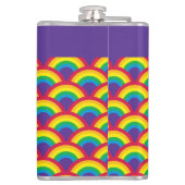 レインボーマーメイドスケールラージ名前をカスタムする フラスク (裏面)