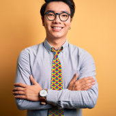 レインボーマーメイドスケール ネクタイ