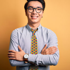 レインボーマーメイドスケール ネクタイ