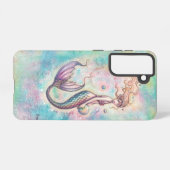 レインボーマーメイドバイモリーハリソンファンタジーアート SAMSUNG GALAXYケース (裏面横)