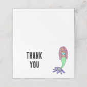 レインボーマーメイドピンクブルーパープルグリーン ロイヤリティカード (外部開封)