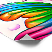 レインボーマーメイド ポスター (角)