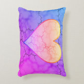 レインボーマーリングハート アクセントクッション (正面(垂直))