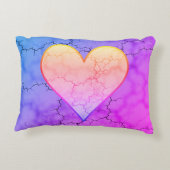 レインボーマーリングハート アクセントクッション (裏面)