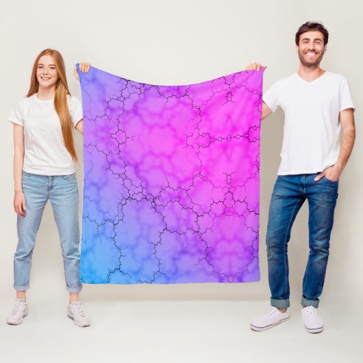 レインボーマーリングハート フリースブランケット (インサイチュ)