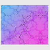 レインボーマーリングハート ラッピングペーパー (フラット)