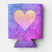 レインボーマーリングハート 缶クーラー (正面)